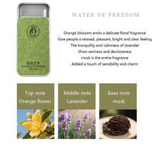 4件装固体香氛礼盒装固体香氛小巧方便携带乌木、自由之水和玫瑰香氛家居清新剂