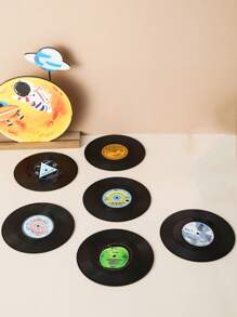 1SET/2pcs/4PCS/6PCS/8PCS/10PCS Plastic Cup Coasters For Kitchen, Dining Room, Living Room, Table Decoration, Heat Resistant, Scratch Resistant, Anti-Dust,Suitable For Wedding, Party, Gift, Birthday