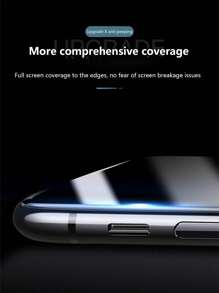paquete de 1 Protector de pantalla de vidrio templado anti-espía compatible con 16/16 Pro Max/15/14/13/12/11 Pro Max Mini XR XS MAX - Brillante, resistente a rasguños, película protectora a prueba de roturas