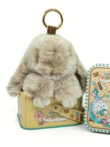 1 Handmade Plush Rabbit, Soft And Fluffy, With A Comfortable Touch, The Perfect Gift For Birthdays And Holidays To Give To Friends. - 彩色 - 查看 7