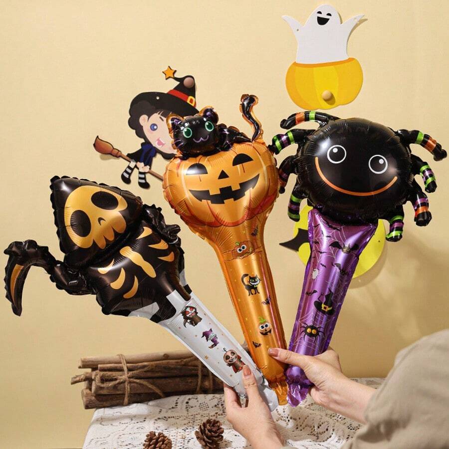 16pcs Balloon Accessories Kit, Suitable For Halloween Party And Gathering