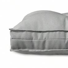 Kit With Four Futon Cushions Novita Luxury Line Embroidery Decoration 45x45 Cm (For German Corner And Reeds) - 灰色 - 查看 2