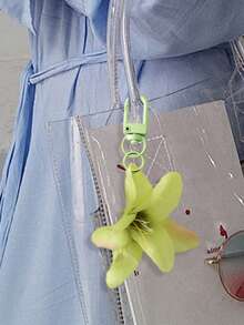 Móc khóa hình hoa loa kèn nhiều màu, Quà tặng Kawaii cho người yêu, Phong cách Bohemian Retro, Vật dụng thiết yếu cho thời trang, Đặc điểm, Thời trang và tinh tế, Phụ kiện thẩm mỹ cho ba lô, ví, điện thoại, túi quà và sử dụng hàng ngày ở trường, Móc khóa điện thoại - Nhiều màu - Xem 9