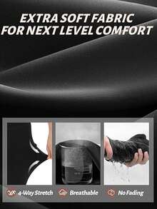 3-Pack Women Seamless Yoga Pants,High Waisted Butt Lifting,With Pockets,Tummy Control,Workout Running Yoga Leggings,Full Stretch Solid Black Leggings,Breathable Sweat-Wicking - 3件 - 查看 3