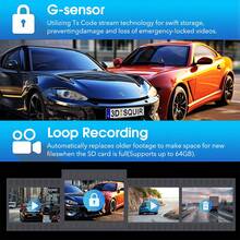 1080P Dash Cam Dual/Triple Lens For Cars, Feature 4 IR Cabin Light And Clearer Night Vision, Built In G-Sensor And Loop Recording, 24 Hours Parking Guard, Easy To Install And Setup - 2個鏡頭(無卡) - 查看 4
