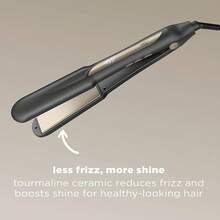 INFINITIPRO by CONAIR - Rizador de cerámica turmalina de 1 pulgada, rizador digital de 1 pulgada - Plancha plana - Ver 5