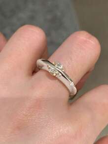 1pc S925 Sterling Silver Planet Ring, Delicate Finger Ring, Thumb Ring, Exquisite Jewelry Gift For Women