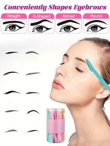 60/30/10/5/1pc 2025 专业 Dermaplaning 工具套装 - 男女通用面部剃须刀和眉毛修剪器，理发沙龙级脱毛剃须刀带保护罩，护肤旅行必备品