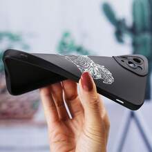 Funda de teléfono móvil con diseño de estampado de pollo para Apple  17 15 16 14 13 12 11 XS XR X 7 8 Mini Plus Pro Max SE 2020 2022 para regalos - Negro - Ver 3