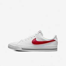Zapatillas casuales NIKE Women's COURT LEGACY DA5380-105 - Blanco Rojo - Ver 2