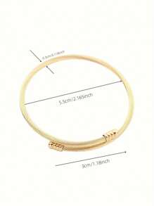3 pulseiras de aço titânio da moda, design minimalista e versátil para mulheres, acessórios diários