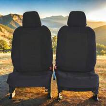 Custom Fit Jacquard Seat Covers For Nissan Frontier Dual Cab (2007-2020) - Durable, Stylish Protection