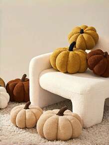 Pumpkin Pillow, Soft And Adorable Halloween Pumpkin Decorative Pillow, Perfect For Adding A Festive Touch To Your Home Decor. Ideal For Use In Bedrooms Or On Sofa Cushions, This Pumpkin Pillow Makes A Great Halloween Gift For Family And Friends.