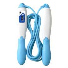 1 件可调节速度跳绳，带数字计数器 - 符合人体工程学的防滑手柄，可进行精准的有氧运动和健身训练 - 粉色/蓝色，健身器材 | 用户友好型设计 | 耐用结构 - 彩色 - 查看 9