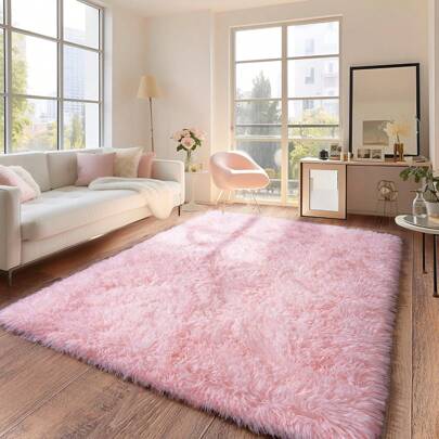 1pc, Soft Area Rugs For Bedroom Fluffy, Non-Slip Fuzzy Shag Plush Soft Shaggy Bedside Rug, Tie-Dyed Living Room Carpet For Girls Kids Baby Teen Dorm Home Decor, Bedroom Living Room Nursery Room Rug, Easy-Care Home Accent