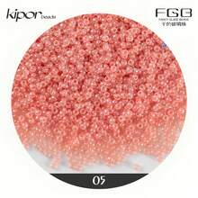 2mm 日本圆形洛可可玻璃种子珠 12/0 约 800 颗，散装小珠用于珠宝制作，迷你隔珠散珠工艺小玻璃种子珠用于 DIY 手链手腕 - 2mm-800pcs - 查看 15