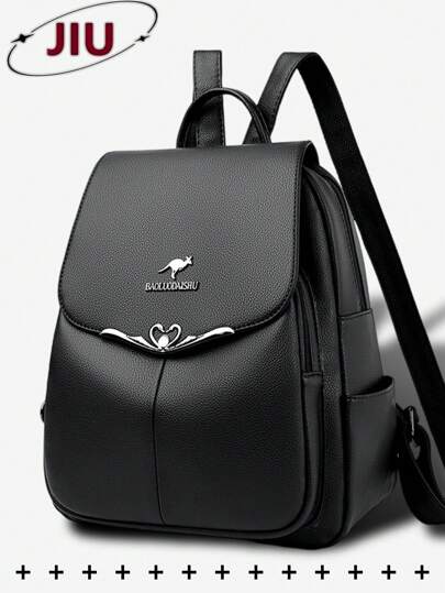 Rucsac antifurt din piele PU, portofel pentru femei, geantă multifuncțională la modă de zi cu zi, geantă de călătorie ușoară cu mai multe buzunare, rucsac minimalist de mare capacitate, rucsac convenabil, potrivit pentru studenți, asistente medicale, profesori, profesioniști din domeniul afacerilor, călătorii, naveta, cumpărături, birou, întâlniri, drumeții, antrenament, muncă, cadou de ziua de naștere, cadou de sărbători, rucsac