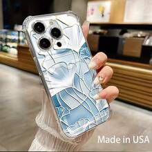 Funda transparente para teléfono con ranura para tarjetas, compatible con phone 16, 15, 14, 13, 12 y 11 - Colores mixtos 1 - Ver 4