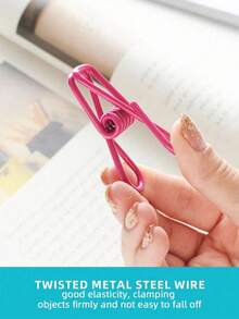 10pcs Chip Clips - Utility PVC-Coated Steel Clips For Sealing Food Packages, Chips Bags, Clothes & Paper - Pack Of 10 (Random Color) - Multicolor - View 6