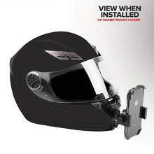 Soporte para barbilla de casco de motocicleta, compatible con teléfonos y cámaras POV como GoPro Hero 9/8/7/6/5/4/3, duradero y diseñado para filmación de aventuras sin manos, accesorio de motocicleta - Multicolor - Ver 2