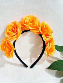 1 peça de faixa de cabeça feminina para festa, festival, ouro falso, preto, prata, laranja, vermelho, azul, rosa, decoração para 5 de maio, Dia da Independência, Halloween, Natal, festa boêmia casual, elegante, faixa de cabelo para mulheres, acessórios de beleza para casa, presentes para mulheres, arco de cabelo - Multicolorido - Ver 16
