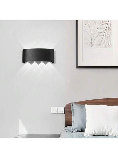 Pcs, Indoor Wand Light, Moderne Wit Verlichting Bedroom Bedside Lamp, Corridor ative Lights, Stairs, Living Room, Garage, Background view 4