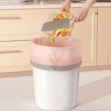 6rolls Thickened Baby Diapers Drawstring Trash Bags, Blue Heart Rabbit Cute Cartoon Home Kitchen Portable Thickened Garbage Bag,50pcs/Rolls Multi-Functional Waste Bags,Roll-Up Trash Bags,Durable Garbage Bags,Leak-Proof, Multi-Purpose,Convenient Cleanup,Drawable And Liftable Design,Suitable For Kitchen,Bathroom,Dormitories,Baby Bedroom And Home Use. - Multicolor - View 7