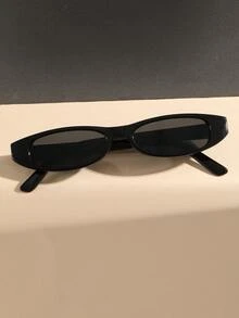 1 Pair Women's Cat Eye Slim Personalized Y2K Versatile Street Style Runway Shaping Fashion Glasses Oval Shape Shades - Multicolor - View 8