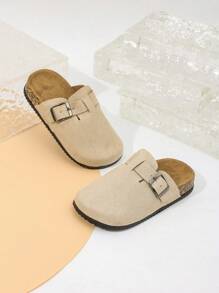 1 Paio di ciabatte da ragazza di colore unito, traspiranti, leggere e multifunzionali, adatte per interno ed esterno, per tutte le stagioni (primavera, estate, autunno), eleganti e alla moda ciabatte casual da interno