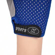 1 Paio/3 Paia di guanti fitness regolabili per bambini, a rete, multicolore, multitaglia, traspiranti, antiscivolo e resistenti all'usura, adatti per bambini dai 3 ai 12 anni per sport all'aperto e attività fisica