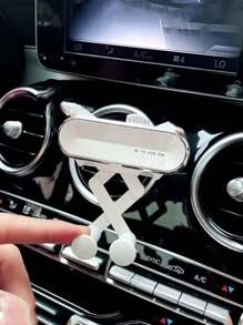 1pc Cartoon Car Phone Holder, Air Vent Car Phone Mount For Navigation Compatible With IPhone, Android Phone, Gift For Birthday, Family, Friends For Summer Air Vent Phone Holder, Car Accessories