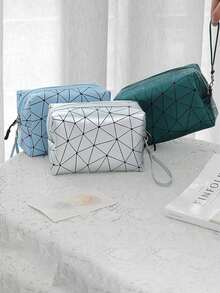 带拉链的收纳袋，便携式化妆包，皮革防水月经杯袋，餐巾垫收纳袋，女士化妆包，零钱包，女士化妆包，学生旅行必备品，返校和户外，大学宿舍必备品，旅行必备品，学校度假包，节日用品，女士旅行包