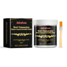 Jakehoe Rust Removal Water-Based Metal Paint Anti-Seepage Quick-Drying Paint Waterproof Anti-Wear Multi-Purpose Floor Paint - Grey - View 8