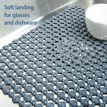 2pcs Kitchen Sink Protection Mat, 15.8x11.8 Inch, Non-Slip, Quick Drainage, Heat Resistant Dishes Drying Mats, Kitchen Sink Accessory,Non-Slip Kitchen Mats For Sink Side, Natural And Hygienic Kitchen Essential For Home And Kitchen Room Decor, Part Of Your Cozy Fall& Winter Styles And Christmas Decorations - 15.75*11.81 Inch - View 4