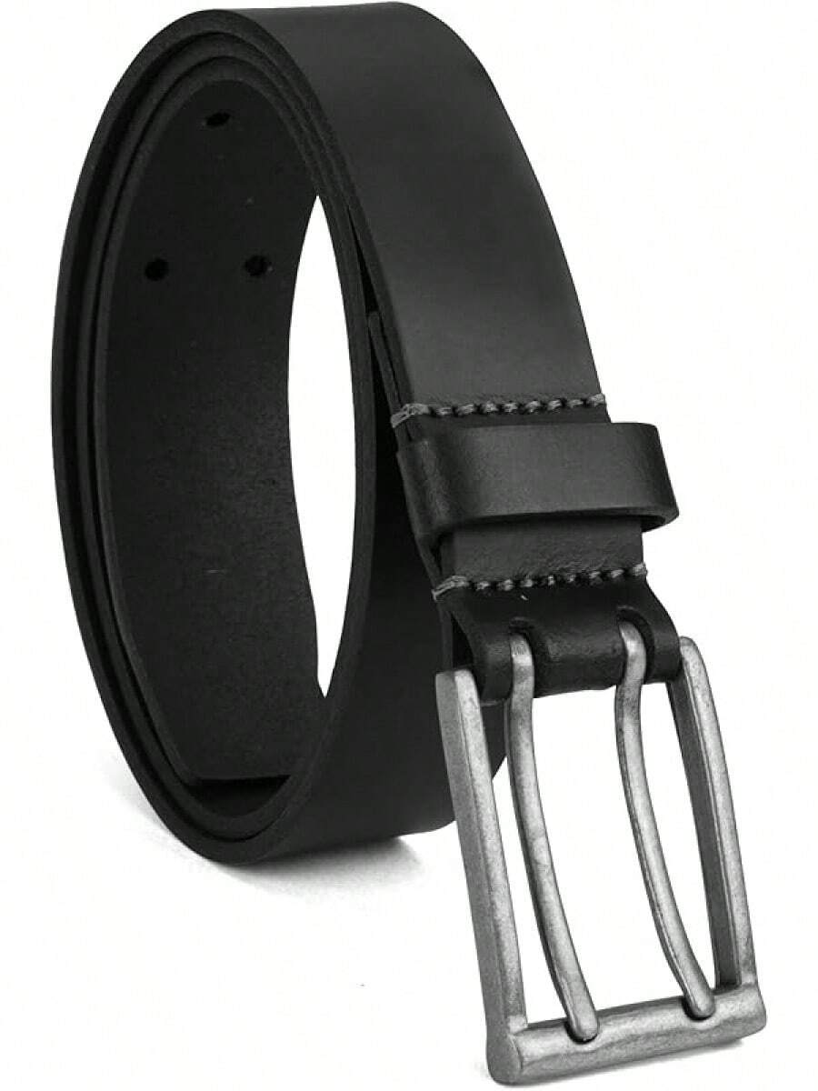 Cinturón de piel para niños Cinturn para Niños - Negro (Doble punta) - Ver 1