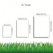 每天进步 1%”励志语录海报 - 20 盎司帆布墙面艺术，带有励志健身短语，木制框架，非常适合家庭、办公室或教室装饰，教室墙面艺术 | 现代字体 | 墨水印刷质量，励志墙面装饰