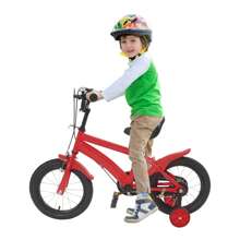 Bici per bambini 12 pollici, 12 pollici, bici per bambini per bambine e bambini, da 3 a 6 anni, bici regolabili con rotelle di allenamento, cuscino in schiuma