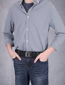 Cinturón de piel para niños Cinturn para Niños - Negro (Doble punta) - Ver 7