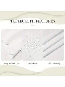 1pc Custom Round Tablecloth - Designed With Your Personalized Logo, Photos And Text, Washable, Stain-Resistant Polyester Tablecloth, Suitable For Christmas, Halloween, Valentine's Day, New Year, Easter, Thanksgiving, Father's Day, Mother's Day Decor And Gifts. Add A Special Touch To Your Holidays, A Perfect Gift For Your Girlfriend, Boyfriend, Wife Or Husband.