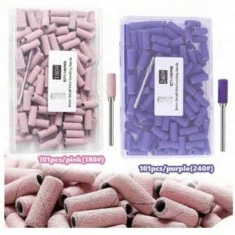 101 Pcs Small Sanding Bands Nail Drill Bit,Nail Drill Bits,Extreme Fine Grit Mini Sanding Band,Nail Bits,Upgrade 3.1mm Mandrel Bits, Small Sanding Bands For Natural Nails Acrylic Gel