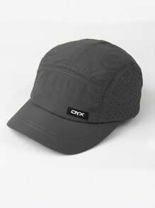 1 Stück Retro amerikanischer Stil Baseball Kappe mit kurzem Schirm, schnelltrocknender Outdoor Sport Sonnenhut für Herren, Sommer