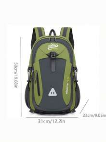 1 件户外短途徒步背包，防水，可调节肩带，可洗牛津面料，轻巧设计，适合通勤、办公室和户外探险，是送给男士和女士的理想礼物，旅行背包