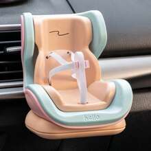 Car Seat For Labubu,Accessories For Labubu Have A Seat With Vent Clips Adjustable Vent Clip For Labubu Dolls - Bucktooth Monster Seat With Fixing Clips, Kawaii Dashboard Accessory, Auto Interior Decor For Collectors (Multicolor)