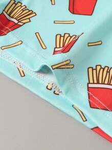 3PCS Men's Underwear, Fruit Print, Fashionable, Elasticated Waistband, Boxer Briefs - Multicolor - View 4