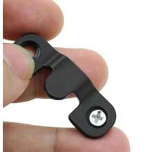 10 sets de supports de fixation d'images emboîtables, pinces en acier inoxydable pliées en Z avec 40 vis - Supports muraux ultra-résistants pour grands cadres, connecteurs de meubles, supports de canapé et de tête de lit, solution de fixation d'images | Design emboîtable | Pinces en métal durables, quincaillerie de fixation d'images