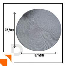 4 Piece Round Placemat Set Decorative Dinner Table Placemat Kitchen Placemat