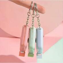 1.5M,Colorful Retractable Measuring Belt Keychain, Colored Plastic Measuring Belt, Portable Household Tools With Keychain, Suitable For Travel, Wearable, Can Be Hung On The Waist, Schoolbag And Other Places, Easy To Carry, Is The Best Choice For Gifts