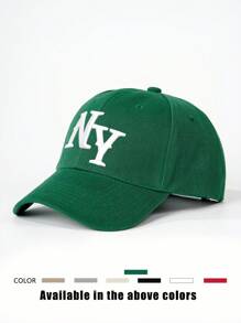1 pièce Casquette snapback à fausse fourrure brodée LA, chapeau de soleil ajustable pour l'extérieur pour hommes et femmes, convient aux voyages et à la plage au printemps/automne, style Y2K