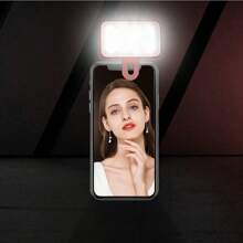 AXNEN Luz de Selfie LED para Celular, Lâmpada de Selfie Recarregável para Celular, Iluminação para Videoconferência no Computador, Clipe Mini Portátil de Luz de Preenchimento