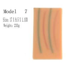 1 件或 1 套硅胶皮肤缝合手术训练套件伤口缝合练习垫操作垫牙科设备牙医材料 3 层最佳缝合练习垫，兽医缝合垫用于手术打结 - 杏色 - 查看 20